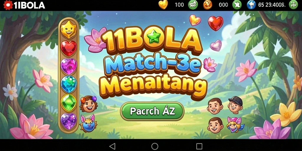 Screenshot 11BOLA menampilkan gameplay seru dan menantang di permainan Match-3.