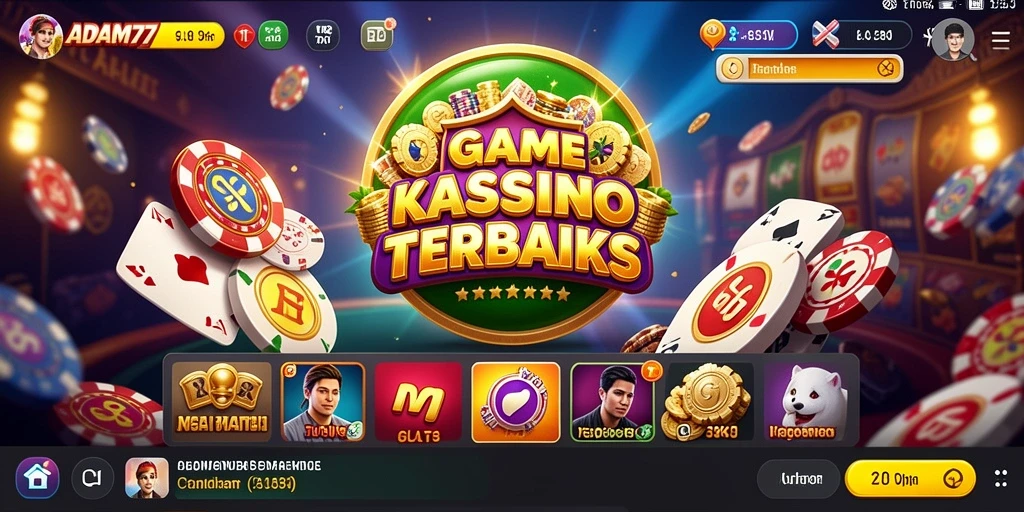 Tampilan menarik gameplay kasino di ADAM77 dengan grafis yang memukau.