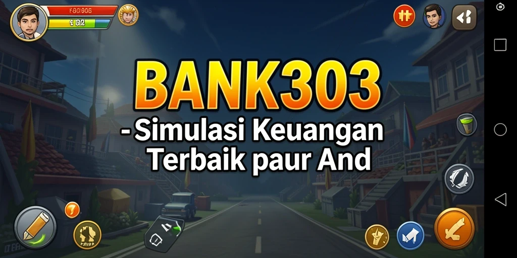 Tangkapan layar gameplay BANK303 yang menunjukkan simulasi keuangan menarik.