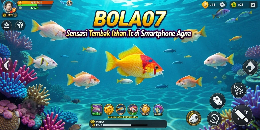 Tampilan menarik dari gameplay Tembak Ikan di BOLA07.