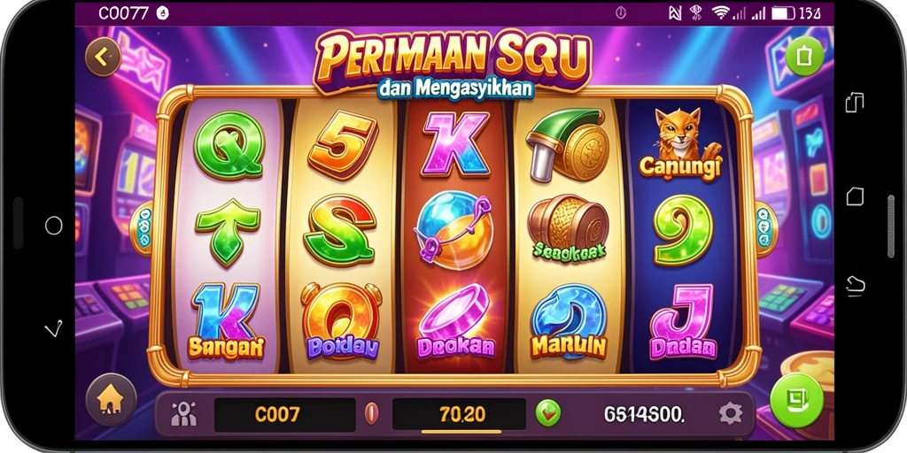 Tampilan menakjubkan dari gameplay Slot C0077 yang mengasyikkan.