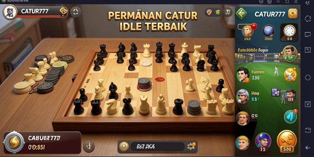 Tampilan gameplay CATUR777 yang menarik dan mendebarkan.