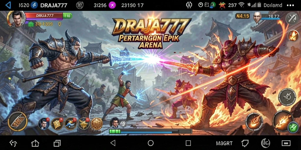 Gameplay DRAJA777: Pertarungan Keren dan Seru!