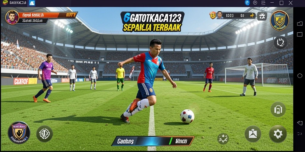 Tampilan gameplay GATOTKACA123 yang mendebarkan dan penuh aksi.