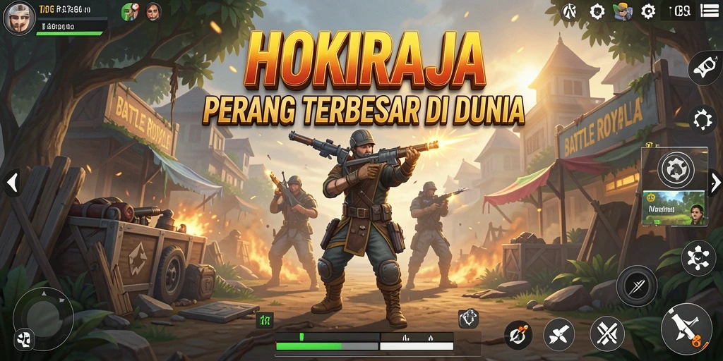 Screenshot dari gameplay HOKIRAJA yang mendebarkan dan penuh aksi.