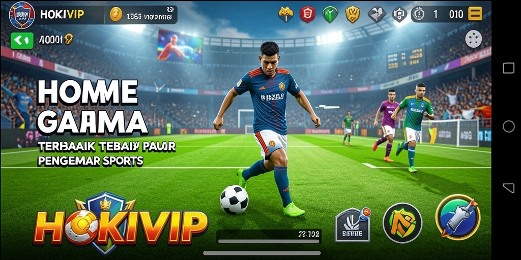 Tampilan gameplay menarik dari HOKIVIP yang penuh aksi olahraga.