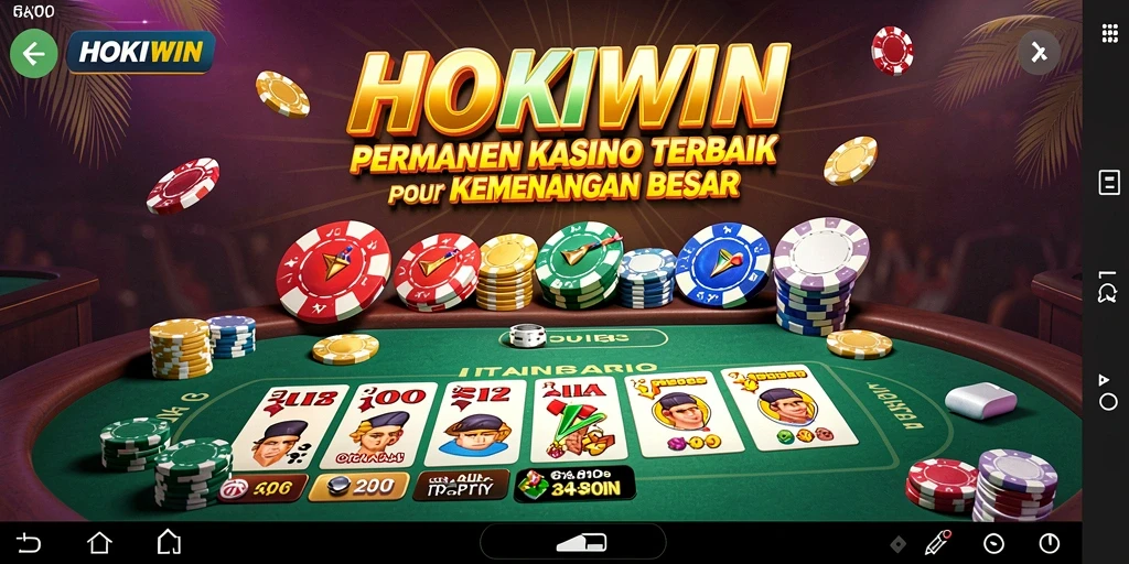 Screenshot gameplay HOKIWIN yang memperlihatkan keseruan kasino.