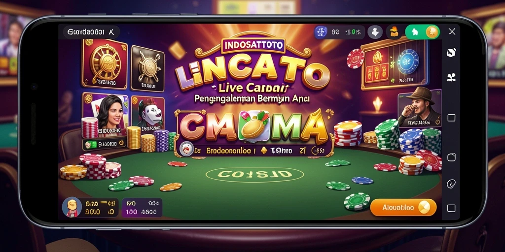 Tangkapan layar gameplay Live Casino di INDOSATTOTO yang menampilkan dealer langsung dan permainan berlangsung.