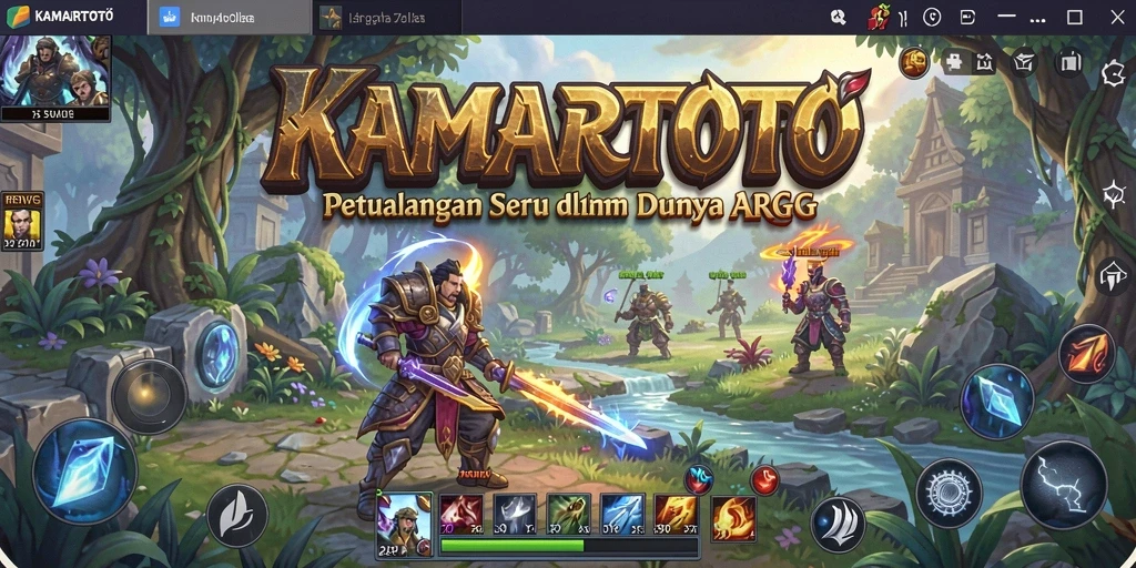 Tampilan gameplay KAMARTOTO yang menakjubkan dalam dunia ARPG.