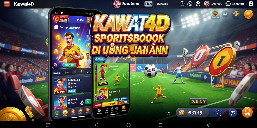 Tampilan KAWAT4D yang menampilkan fitur taruhan olahraga secara langsung.