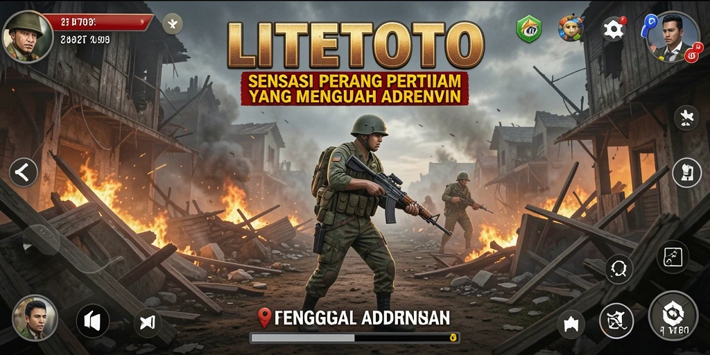 Gameplay LITETOTO yang menegangkan dan penuh aksi.