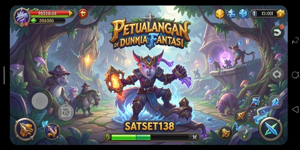Tangkapan layar utama SATSET138 menampilkan petualangan seru dan tantangan menarik.