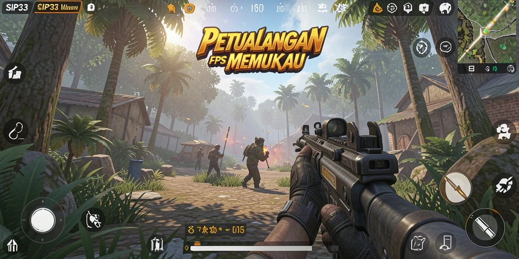Tampilan aksi intens di medan perang SIP33 yang menegangkan.