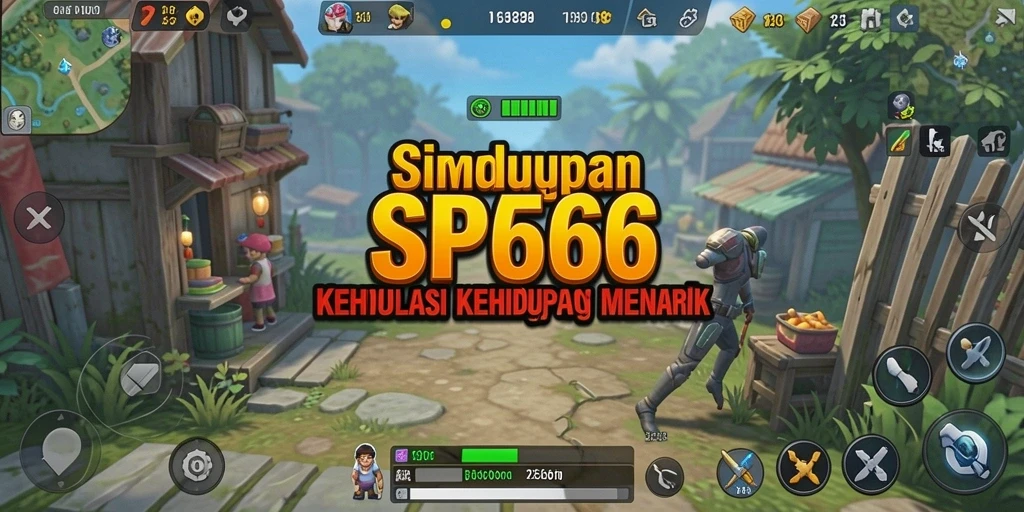 Tampilan gameplay SP666 yang menarik dan penuh warna.