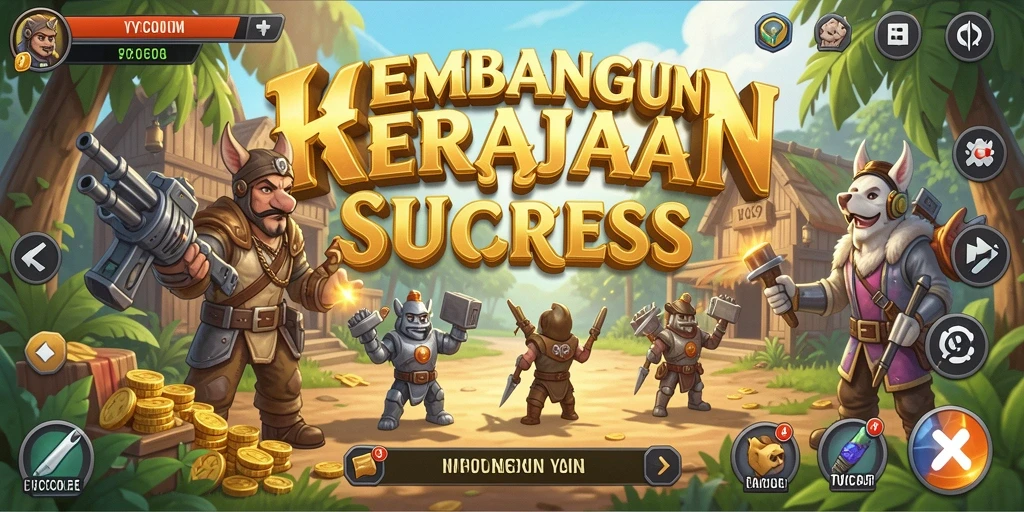 Tangkapan layar gameplay <strong>VV62</strong> yang menampilkan dinamika bisnis Tycoon.