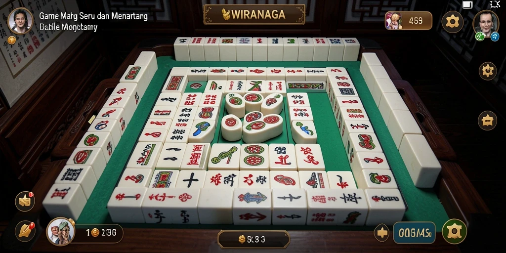 Screenshot gameplay menampilkan momen seru dalam WIRANAGA.