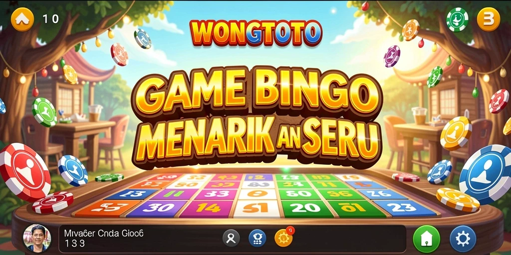 Tampilan gameplay seru di WONGTOTO dengan interaksi Bingo.